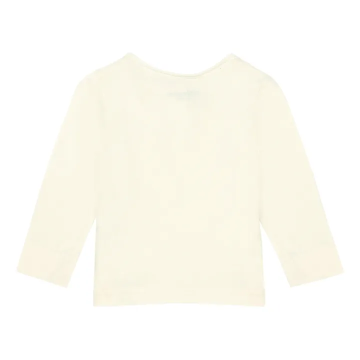 Camiseta Lund algodón orgánico | Blanco Roto- Imagen del producto n°4