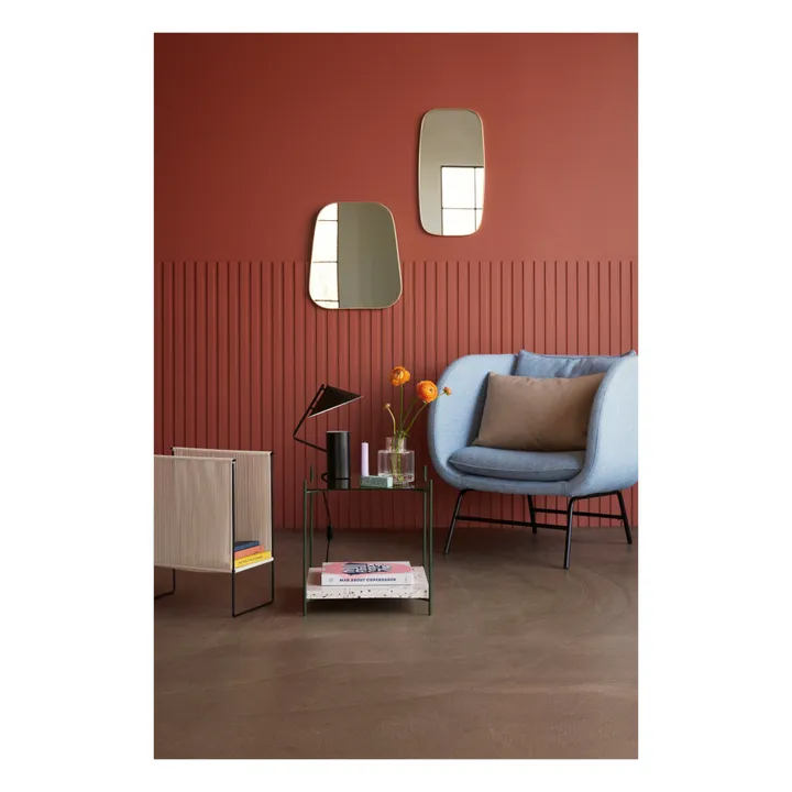 Porte-revues en corde et métal | Noir- Image produit n°1