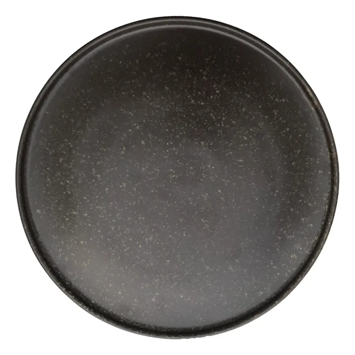 Assiette Inka en porcelaine - Set de 2 | Marron- Image produit n°0