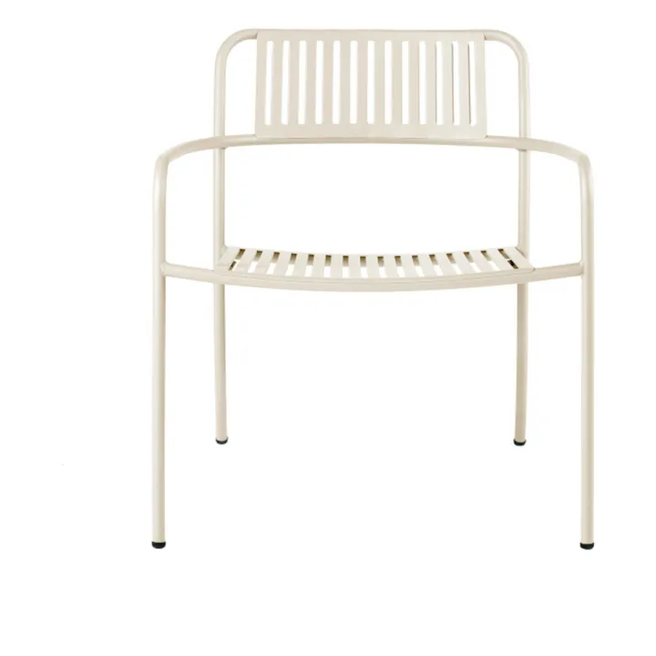 Fauteuil outdoor Patio en inox | Ivoire- Image produit n°0
