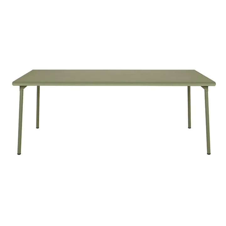 Table outdoor Patio en inox - 200x100 cm | Olive- Image produit n°0