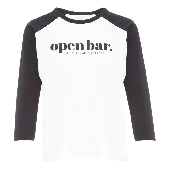 T-Shirt d'allaitement Open bar | Blanc- Image produit n°0
