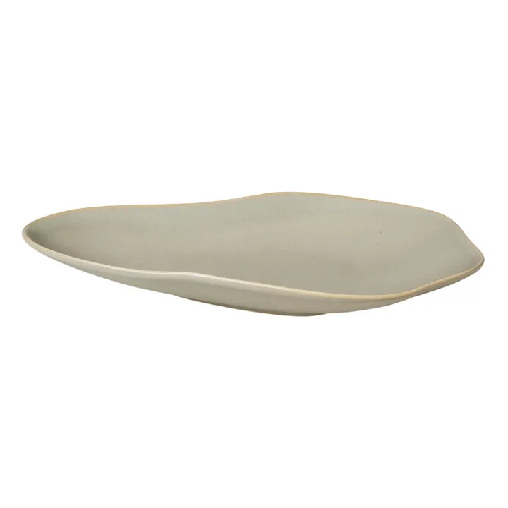 Plat en grès Limfjord | Gris clair- Image produit n°0