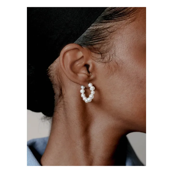 Estelle Earrings | White- Product image n°2