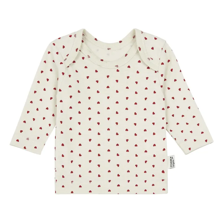 T-Shirt Coton Bio Begonia | Rouge- Image produit n°0