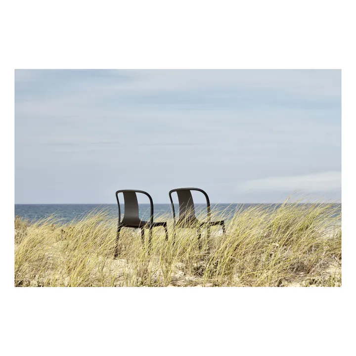 Chaise Bouroullec Belleville plastic | Noir foncé- Image produit n°3