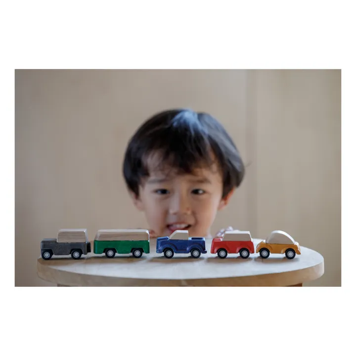 Mini véhicules en bois - Set de 5- Image produit n°5