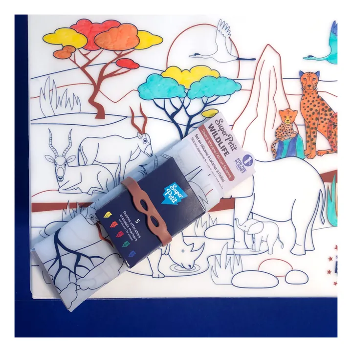 Savanna Colour-in Place Mat | Rust- Product image n°4