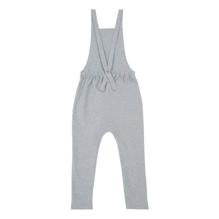 Salopette Coton Bio | Gris- Image produit n°2