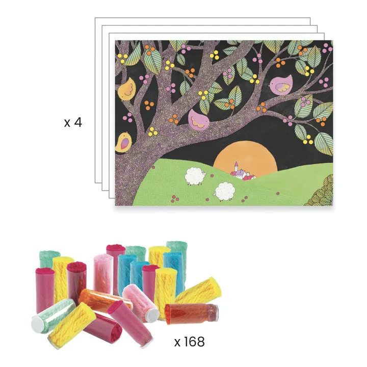 Collages des petits Explosion de pompons- Image produit n°1