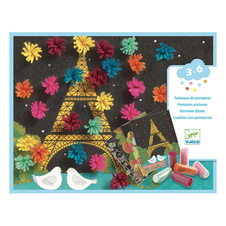 Collages des petits Explosion de pompons- Image produit n°0