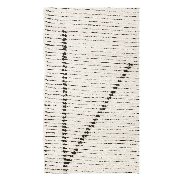 Tapis en coton recyclé | Crème- Image produit n°2
