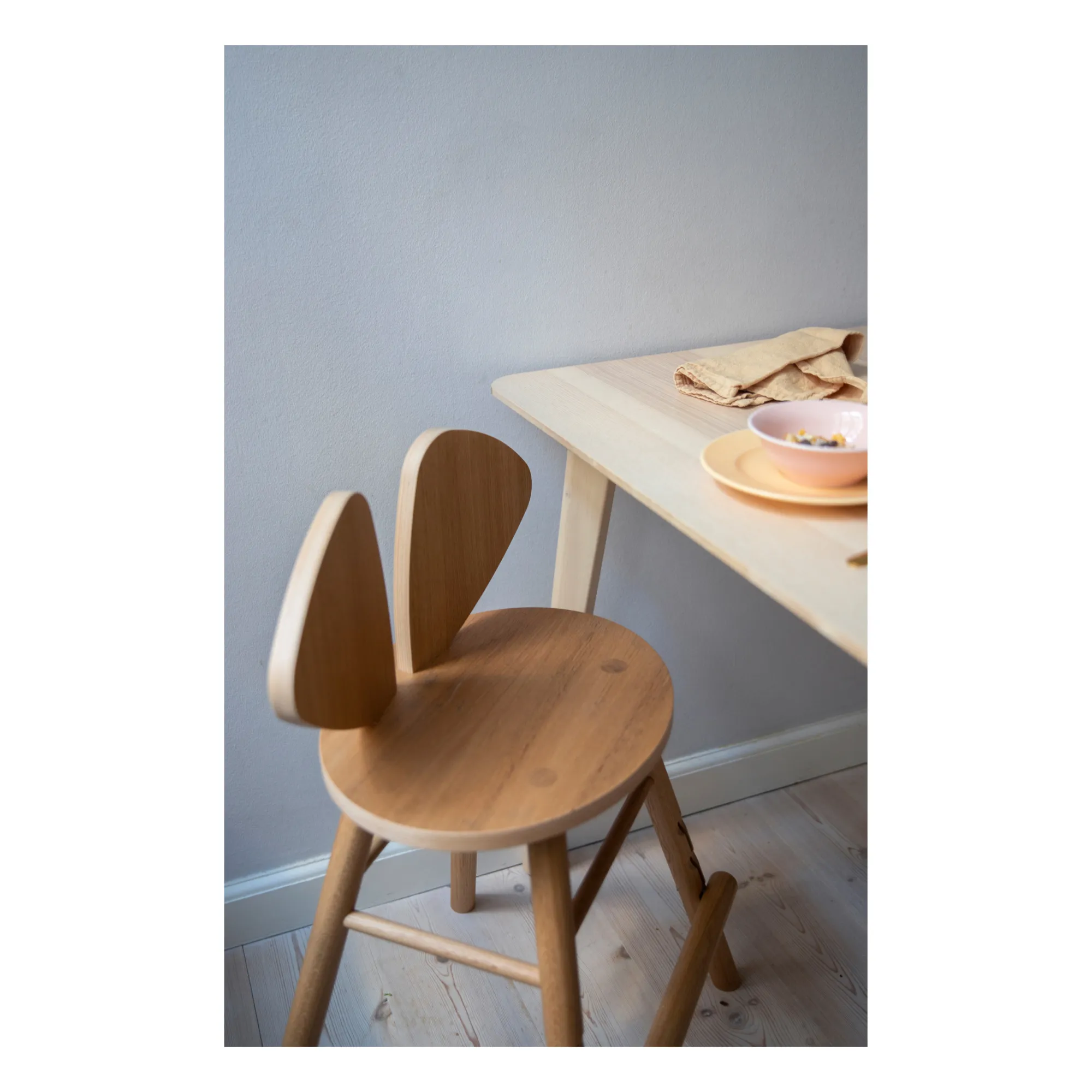 Chaise junior en chêne Souris | Chêne- Image produit n°1