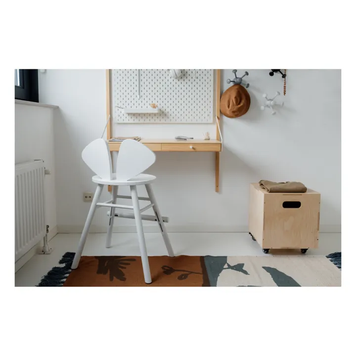 Silla para niños de roble Ratón | Blanco- Imagen del producto n°1
