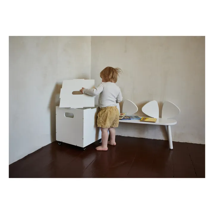 Banc en chêne Souris | Blanc- Image produit n°8