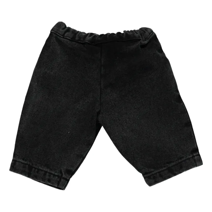 Pantalon Pomelos | Denim noir- Image produit n°0