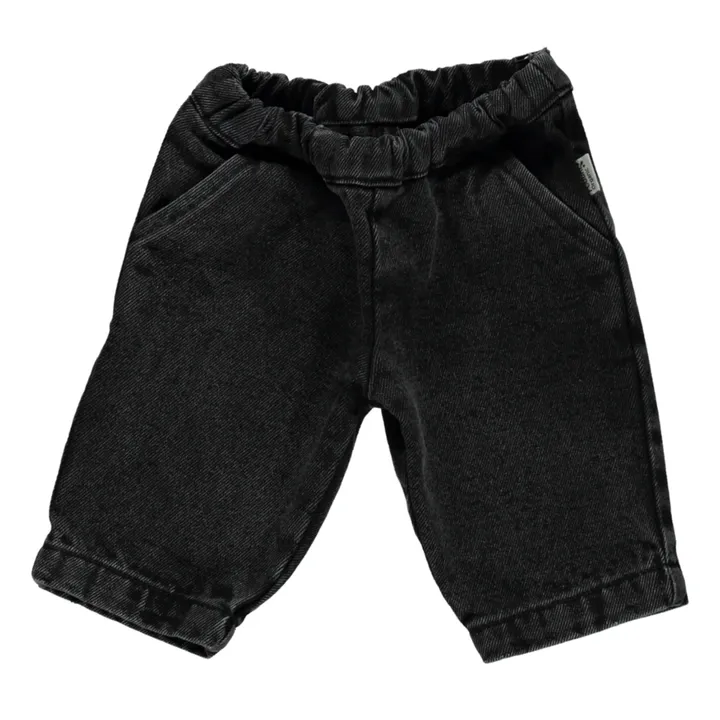Pantalon Pomelos | Denim noir- Image produit n°1