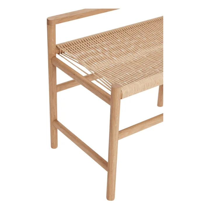 FSC Oak and Rope Bench | Oak- Product image n°2