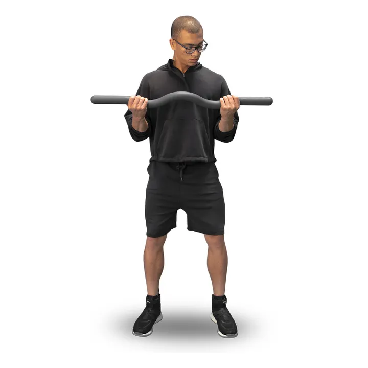 Barre de poids - 7kg | Noir- Image produit n°1
