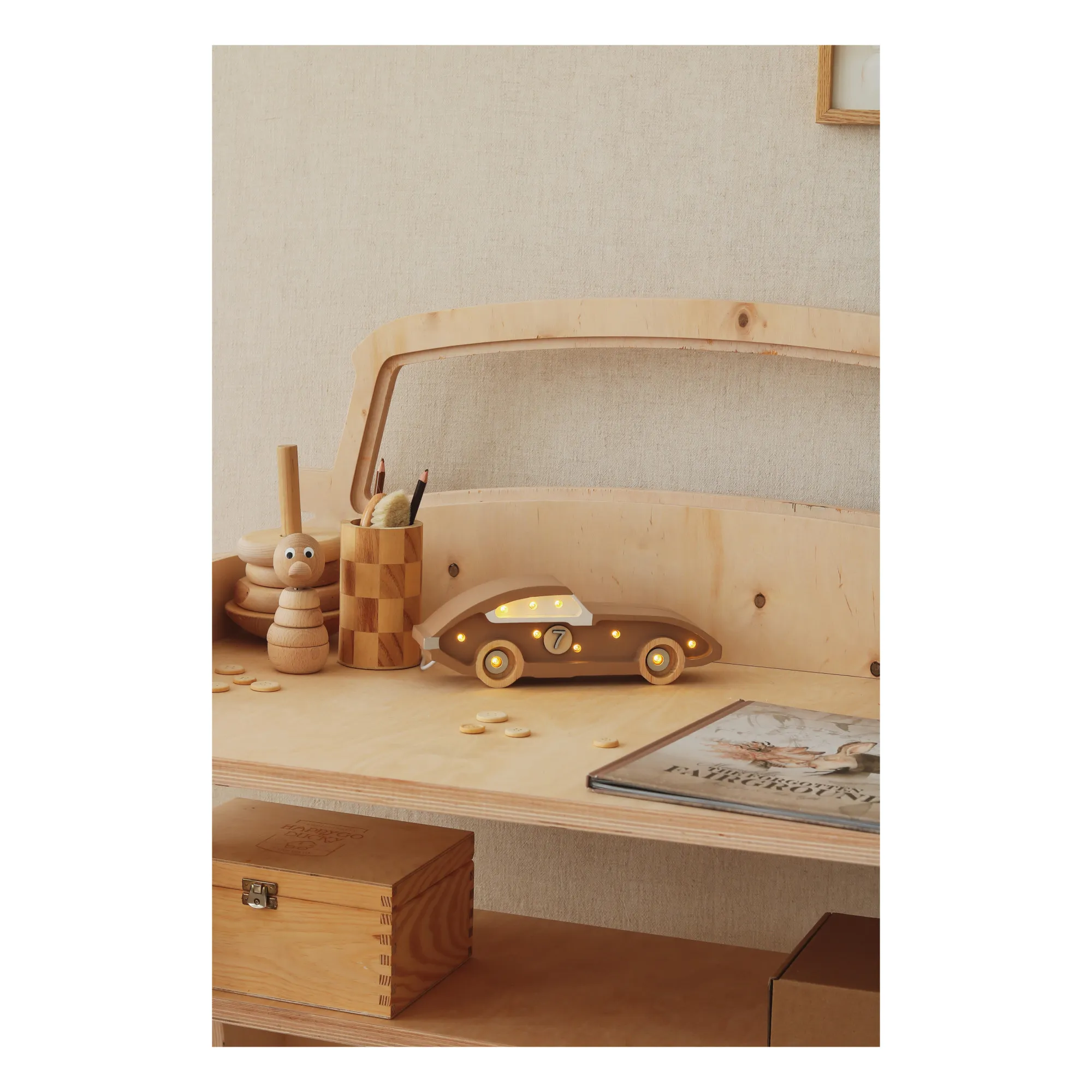 Lampe à poser Voiture de course | Café- Image produit n°1