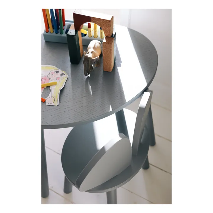 Mesa de roble ratón | Gris- Imagen del producto n°8