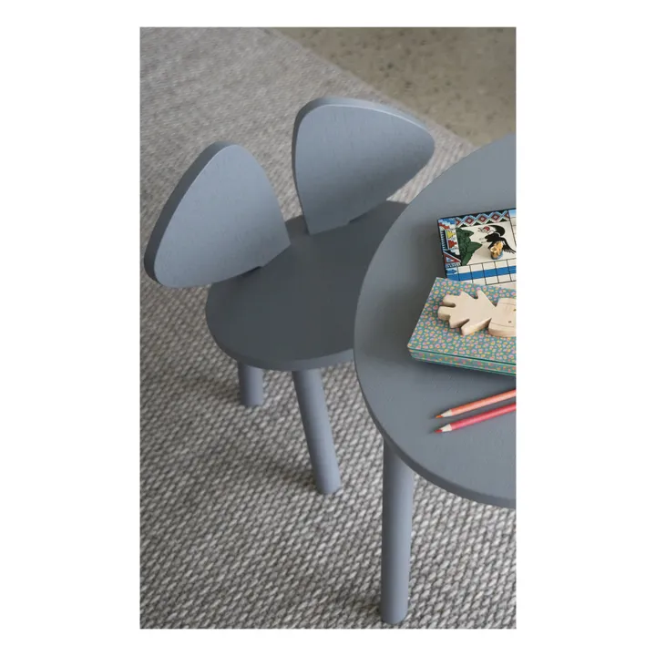 Mesa de roble ratón | Gris- Imagen del producto n°7