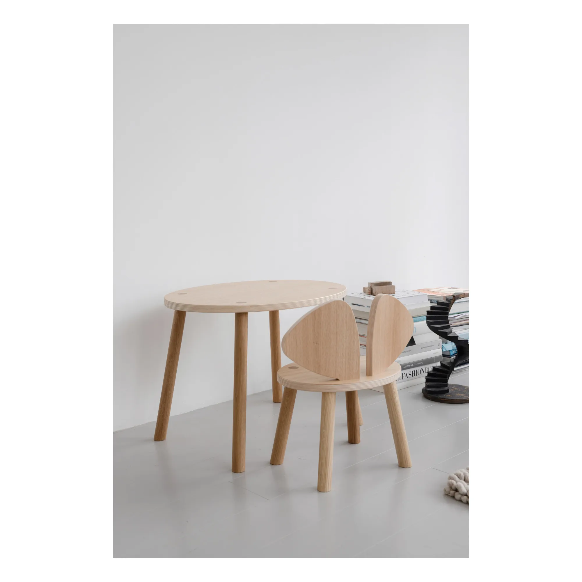 Mouse table in oak | Oak- Product image n°6