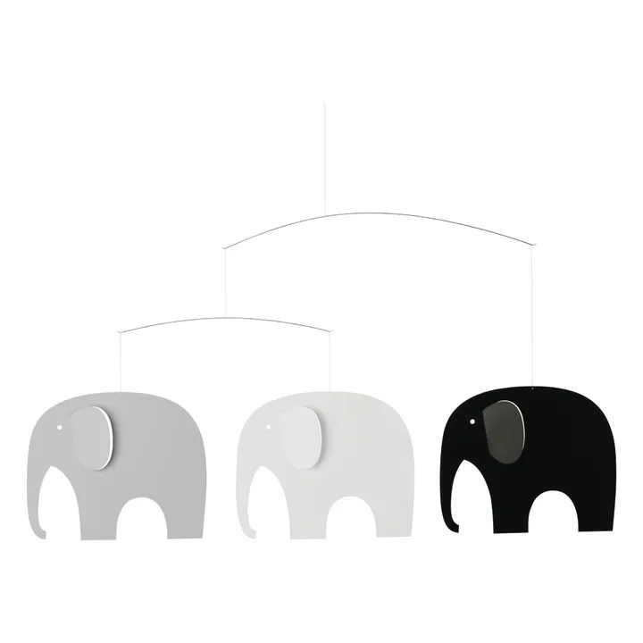 Mobile Elephant Party | Noir- Image produit n°0