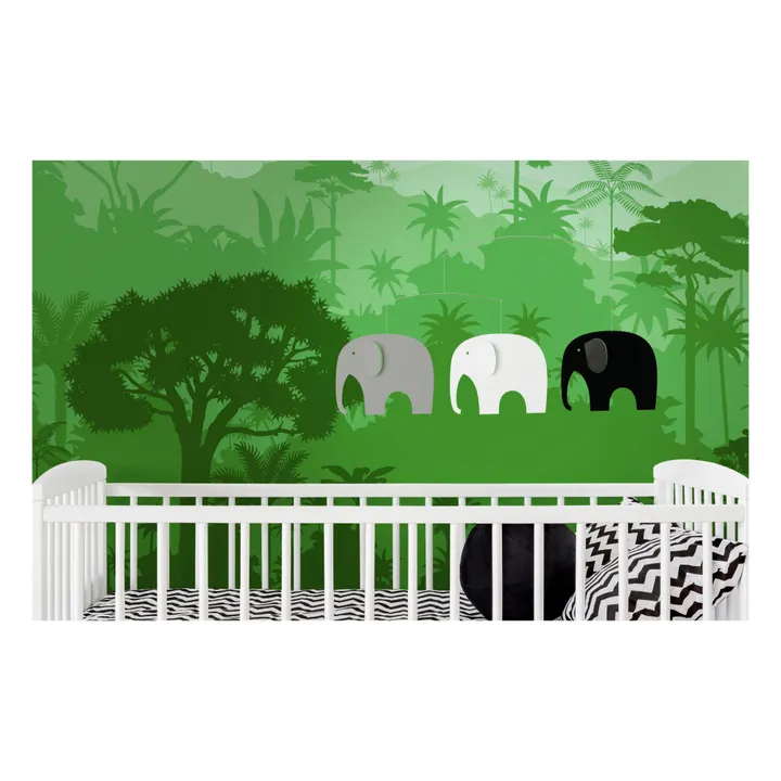 Mobile Elephant Party | Noir- Image produit n°1