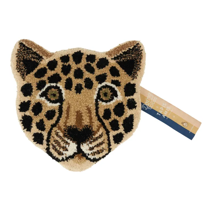 Leopard head wall decoration | Brown- Product image n°0