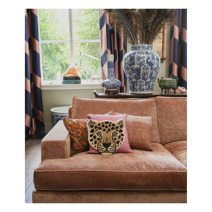 Leopard head wall decoration | Brown- Product image n°1