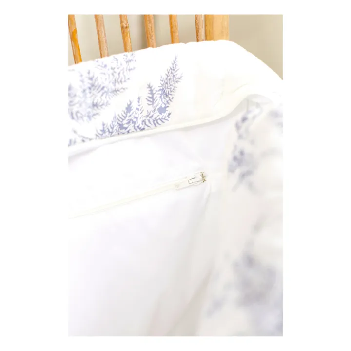 Leaf-Print Changing Bag & Blanket | Navy blue- Product image n°8