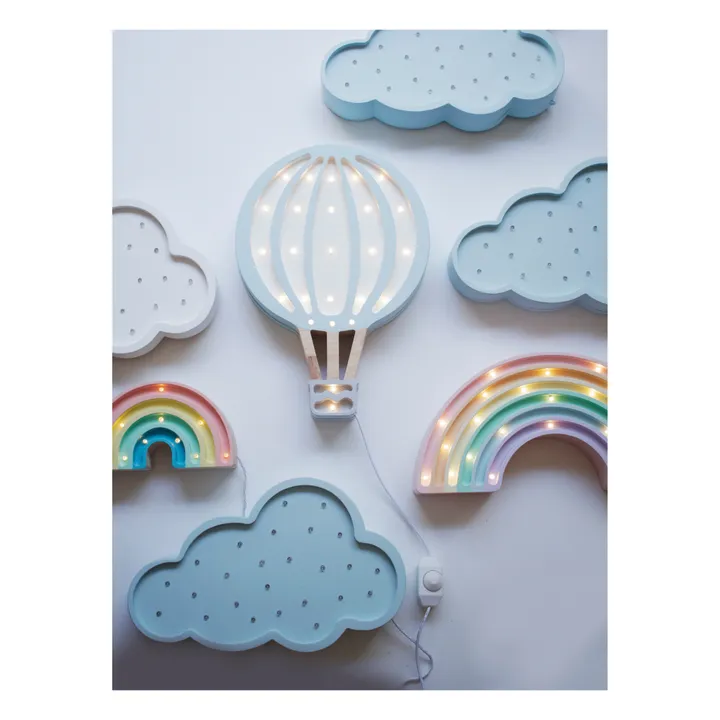 Lampe à poser Montgolfière | Bleu pâle- Image produit n°1
