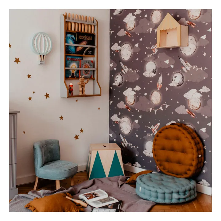 Lampe à poser Montgolfière | Bleu pâle- Image produit n°3