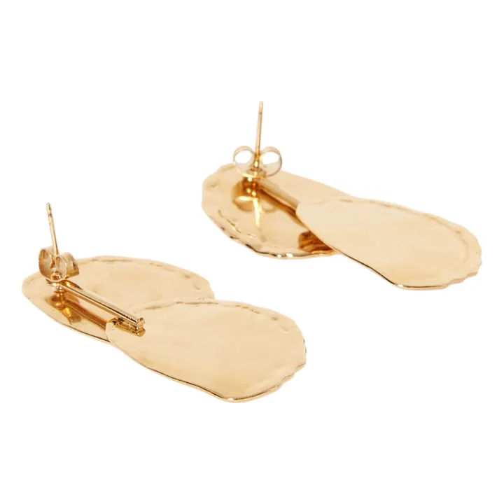 Boucles d'Oreilles Sabi | Naturel- Image produit n°1