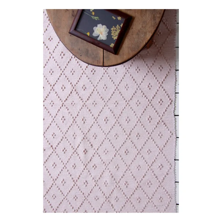Teppich aus Wolle Diamond  | Mattrosa- Produktbild Nr. 2