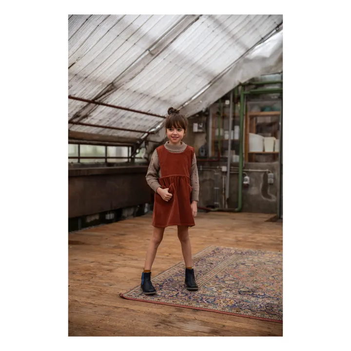 June Recycled Knit Jumper | Taupe brown- Product image n°1