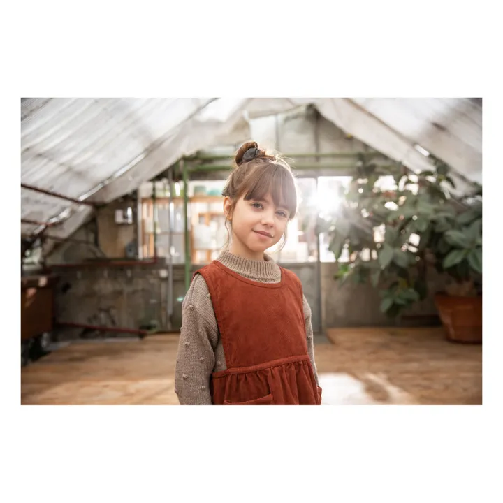 June Recycled Knit Jumper | Taupe brown- Product image n°2