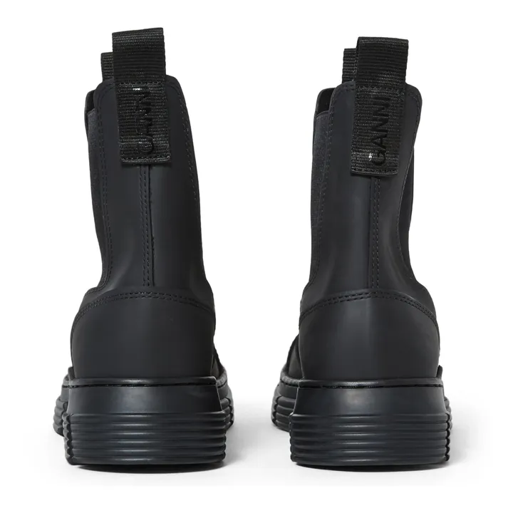 Chelsea Boots Basses Gomme Recyclée | Noir- Image produit n°5