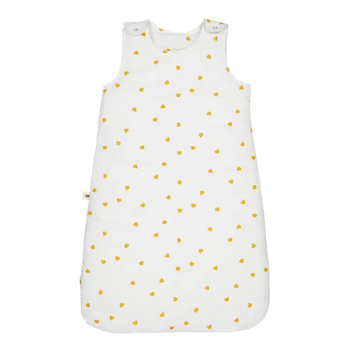 Gigoteuse Sarah Cœurs | Jaune moutarde- Image produit n°0