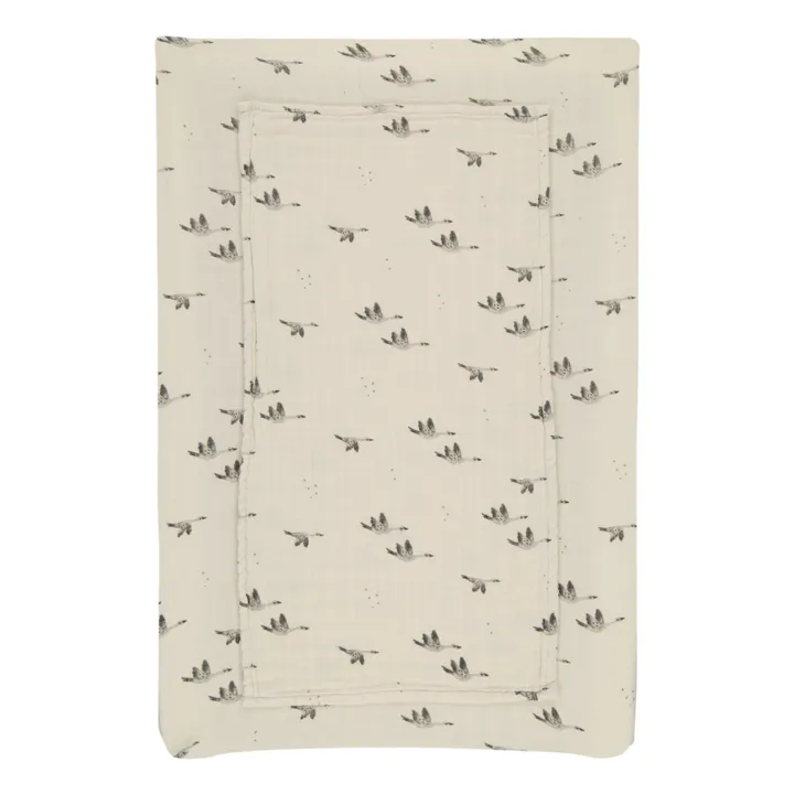 Housse de matelas à langer Fanny Oie | Sable- Image produit n°0