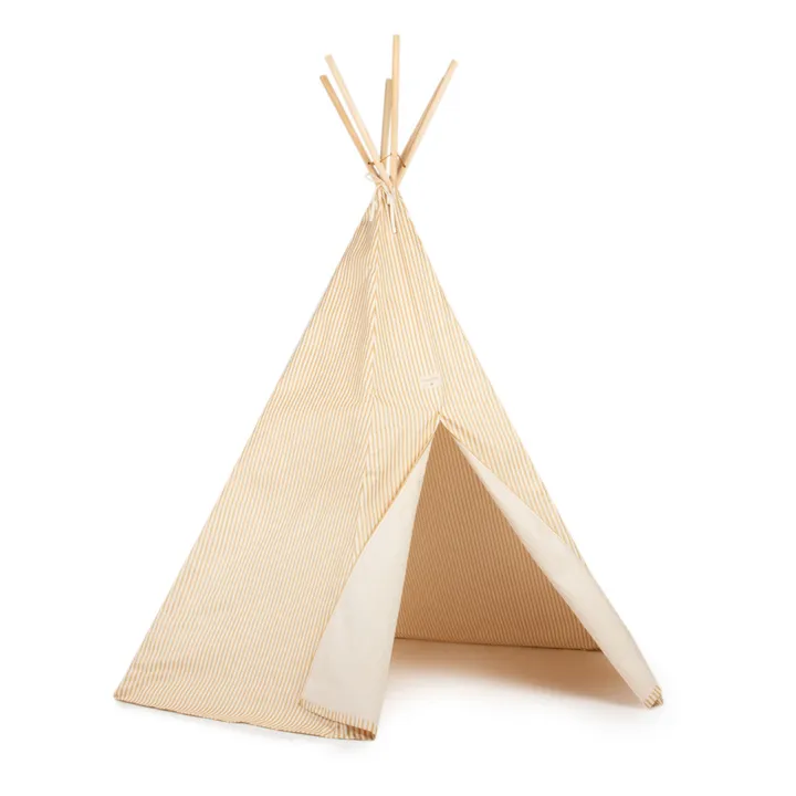 Tipi Arizona en twill de coton - Nobodinoz x Smallable | Doré- Image produit n°3