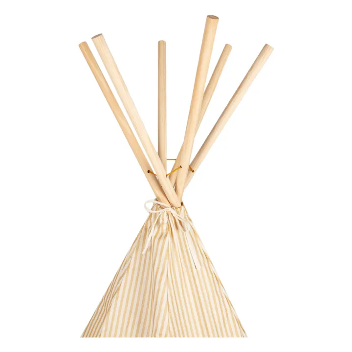Tipi Arizona en twill de coton - Nobodinoz x Smallable | Doré- Image produit n°4