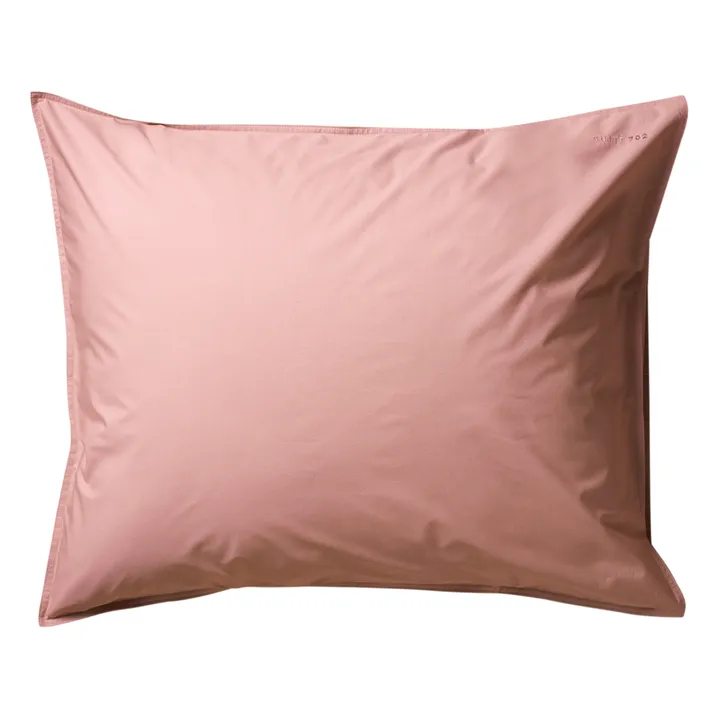 Taie d'oreiller en percale organique | Rose poudré- Image produit n°0