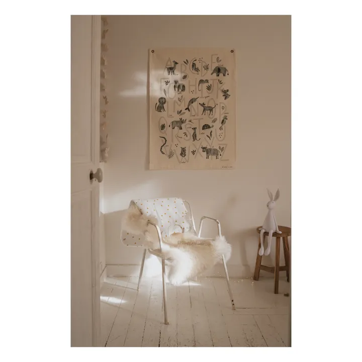 Gigoteuse Sarah Cœurs | Jaune moutarde- Image produit n°1