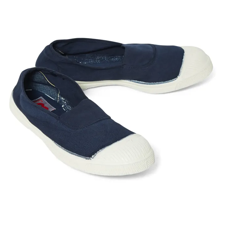 Zapatillas Elásticas veganas | Azul Marino- Imagen del producto n°1