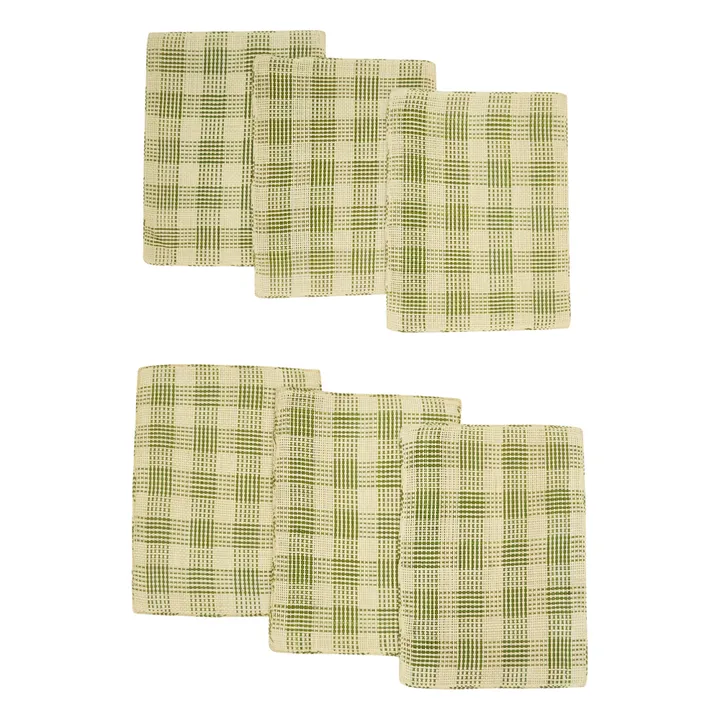 Japa Set de table Jipi - Set de 6 | Vert- Image produit n°2