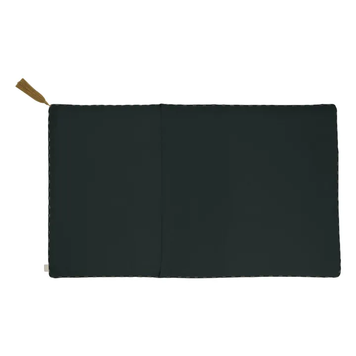 Organic Cotton Rectangular Cushion | Dark Grey S021- Product image n°1