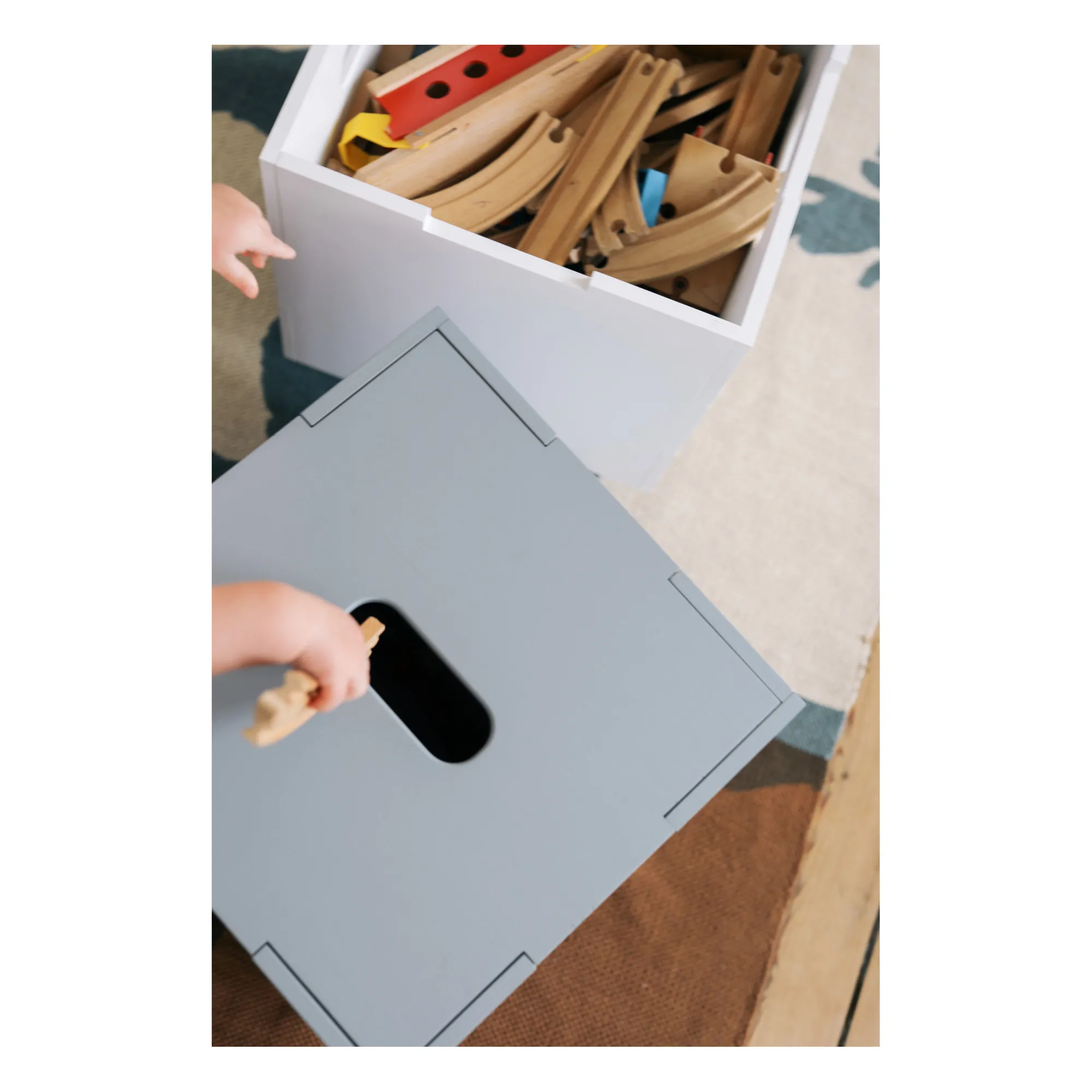 Cube de rangement | Gris- Image produit n°3