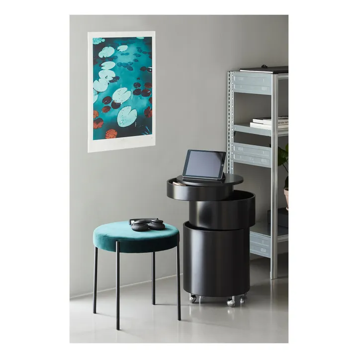 Meuble de rangement mobile Barboy | Noir- Image produit n°3